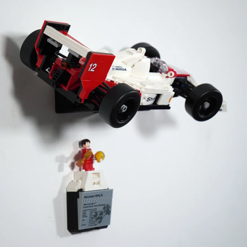 Support mural pour McLaren MP4/4 et Ayrton Senna