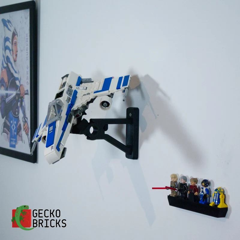 Support mural pour Star Wars New Republic E-Wing