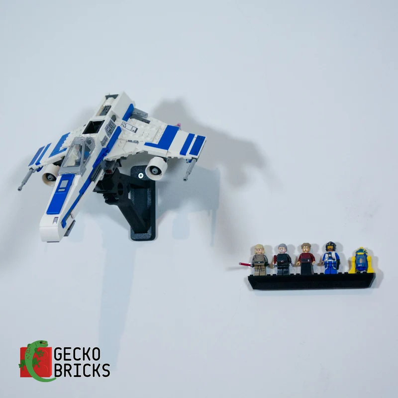 Support mural pour Star Wars New Republic E-Wing