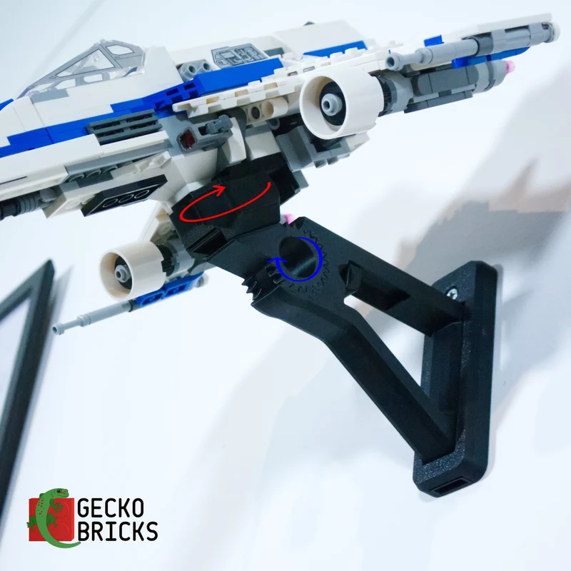 Support mural pour Star Wars New Republic E-Wing