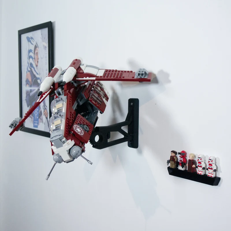 Support mural pour le Coruscant Guard Gunship 75354
