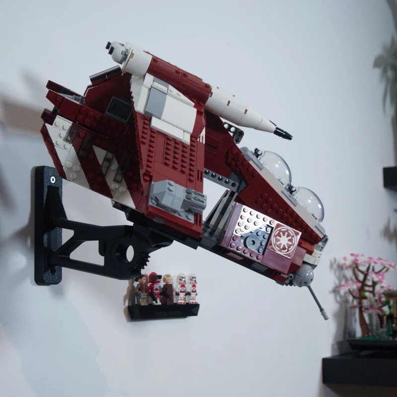 Support mural pour le Coruscant Guard Gunship 75354