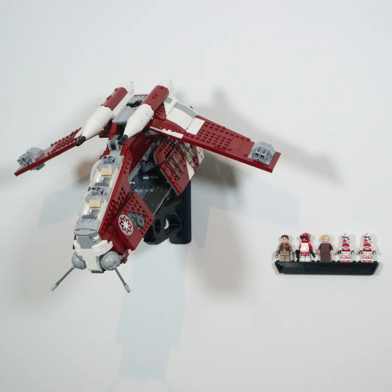 Support mural pour le Coruscant Guard Gunship 75354