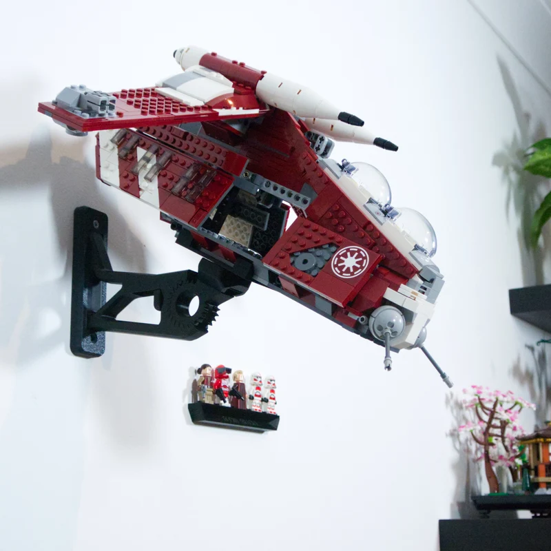 Support mural pour le Coruscant Guard Gunship 75354