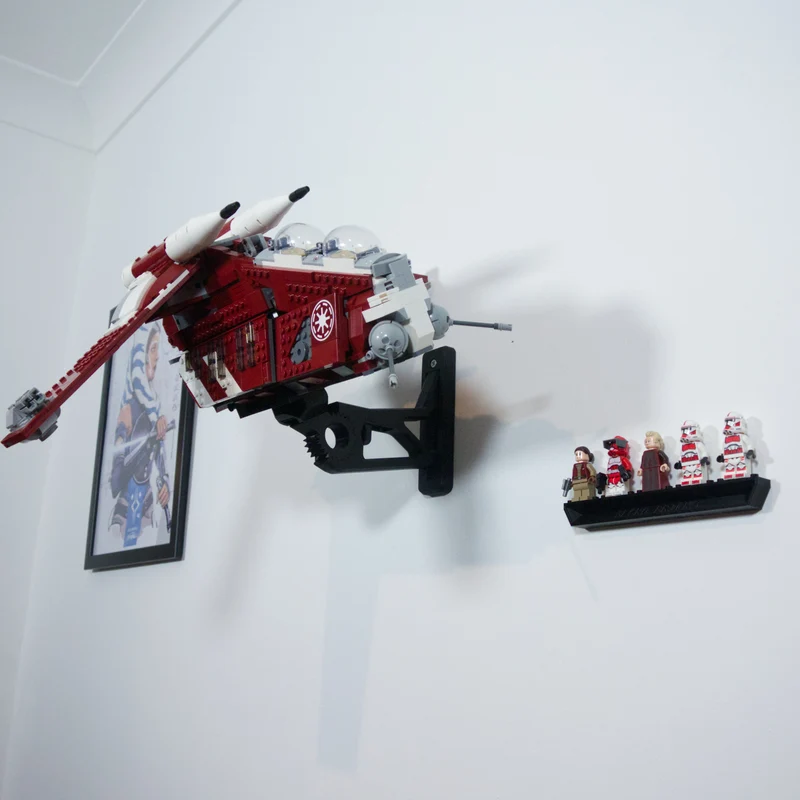 Support mural pour le Coruscant Guard Gunship 75354