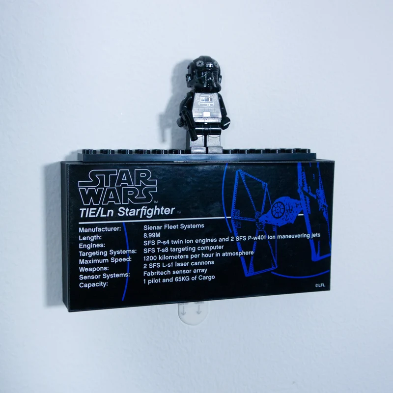 Support mural pour UCS Tie Fighter 75095