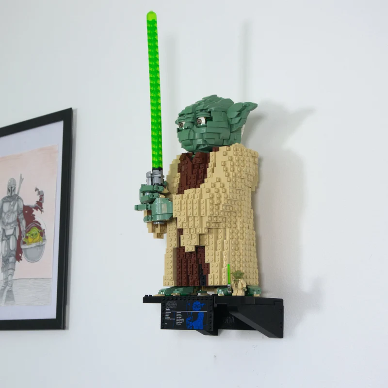 Support mural pour Star Wars Yoda 75255