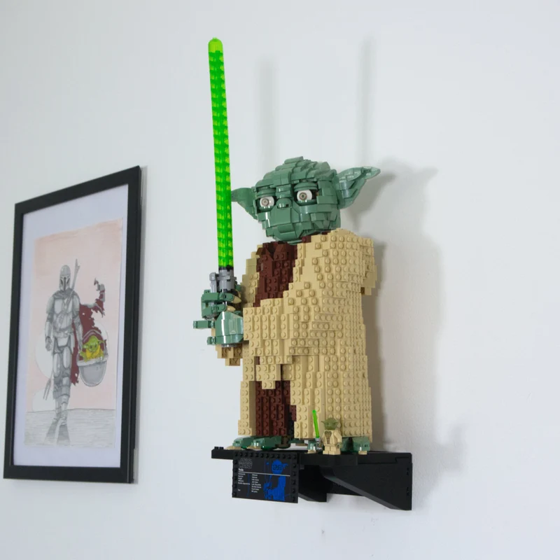 Support mural pour Star Wars Yoda 75255