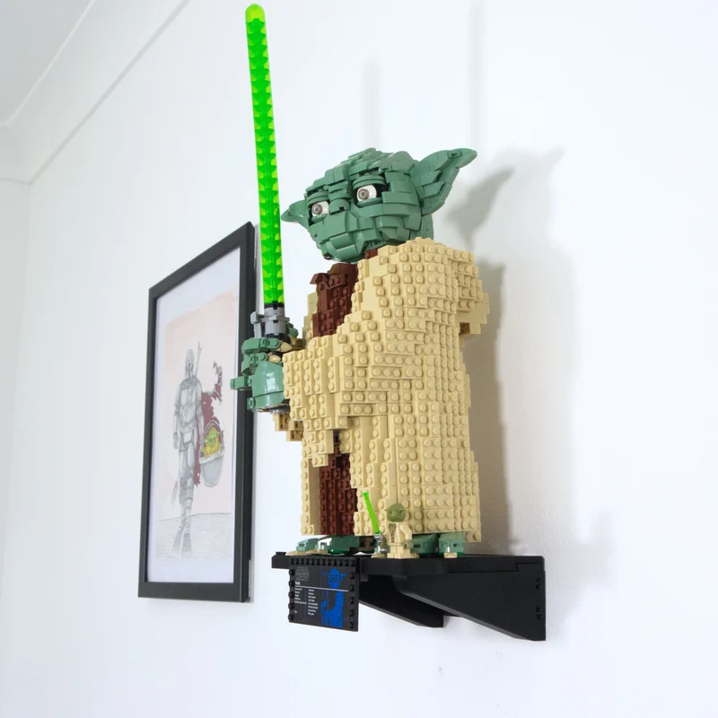 Support mural pour Star Wars Yoda 75255