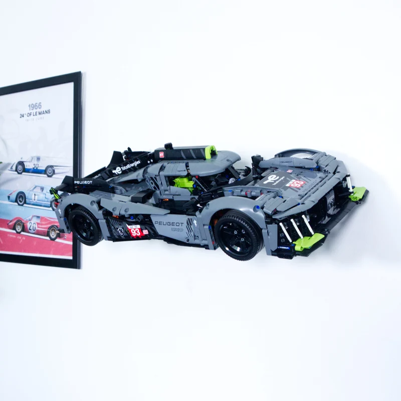 Support mural pour Technic Peugeot 9X8 Hypercar