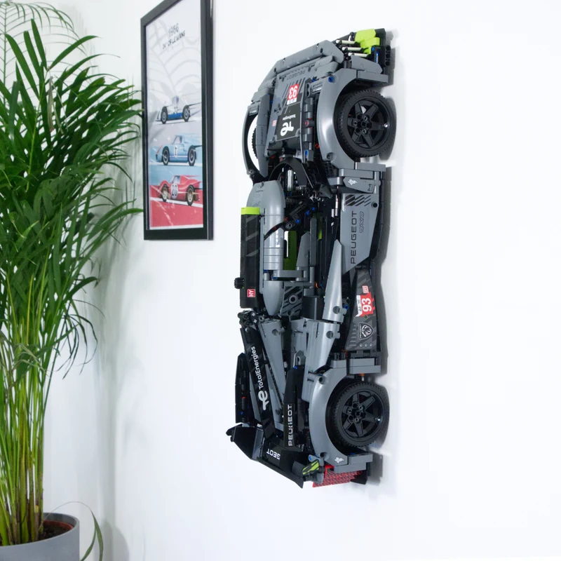 Support mural pour Technic Peugeot 9X8 Hypercar