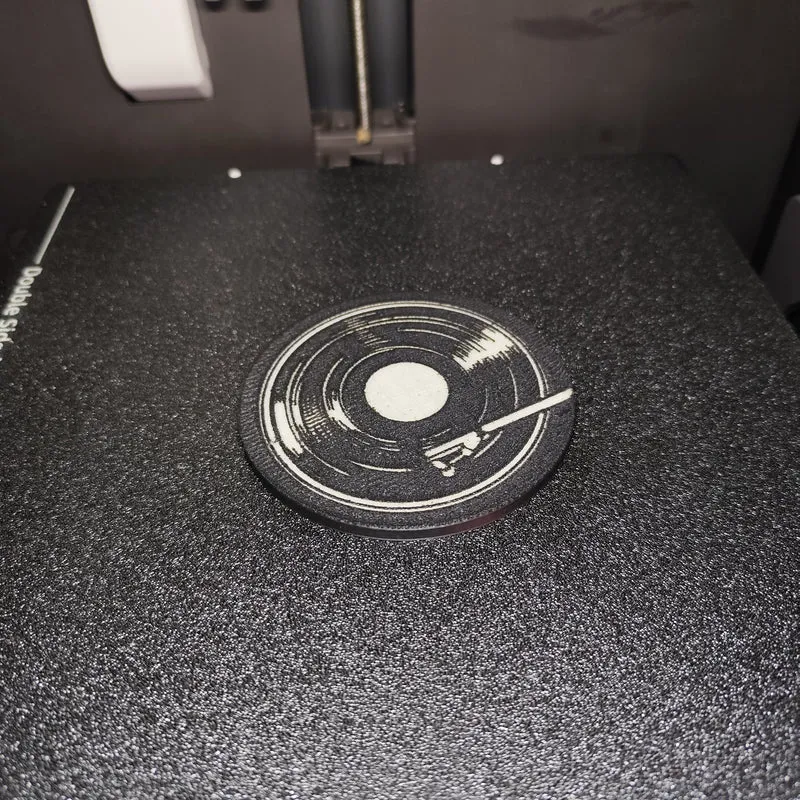Sous-verre en vinyle rétro pour verres et tasses
