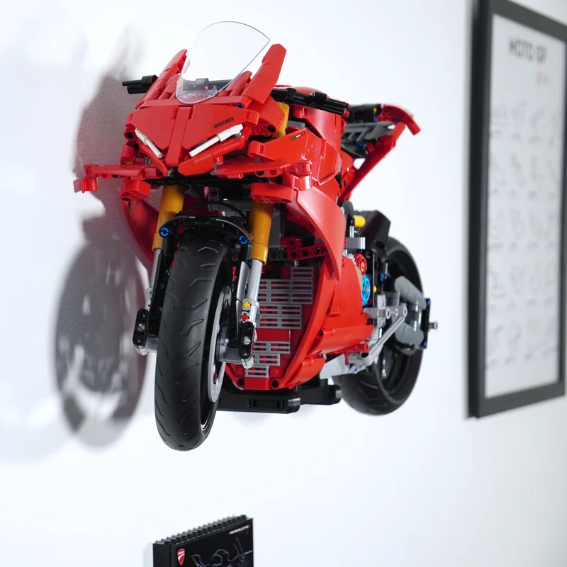 Support mural pour Technic Ducati Panigale V4 S