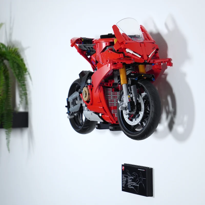 Support mural pour Technic Ducati Panigale V4 S