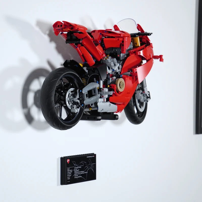 Support mural pour Technic Ducati Panigale V4 S