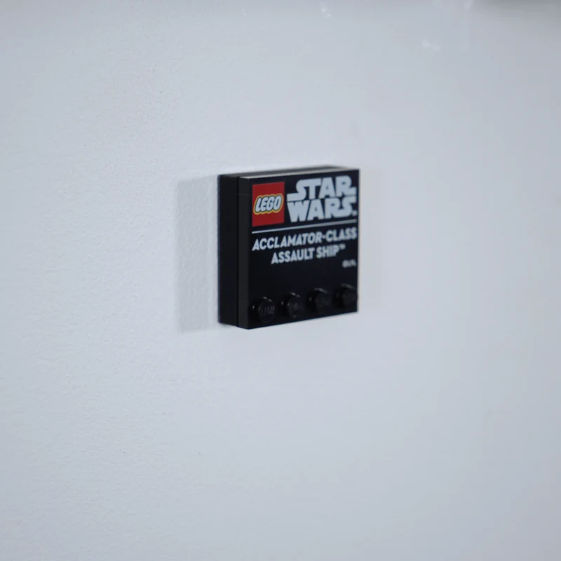 Support mural pour Star Wars Acclamator 75404
