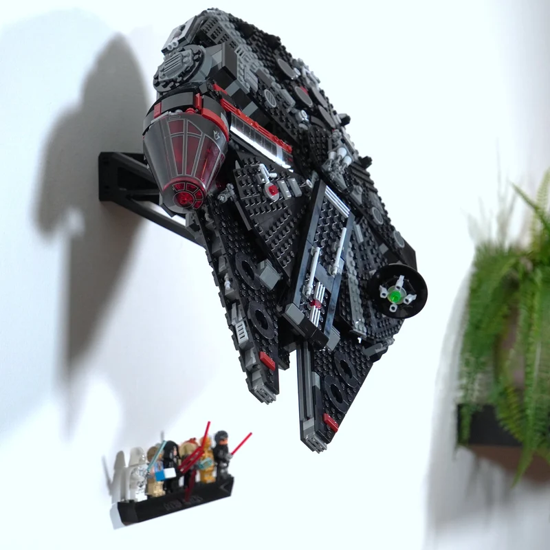 Support mural pour Star Wars Dark Falcon 75389