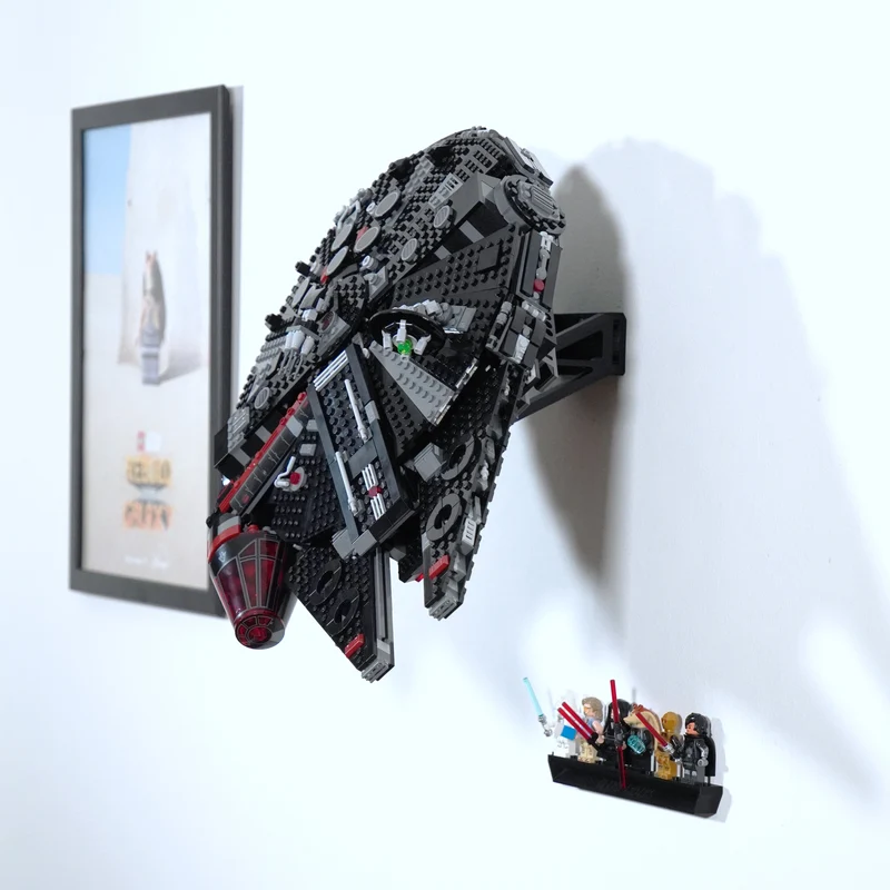 Support mural pour Star Wars Dark Falcon 75389