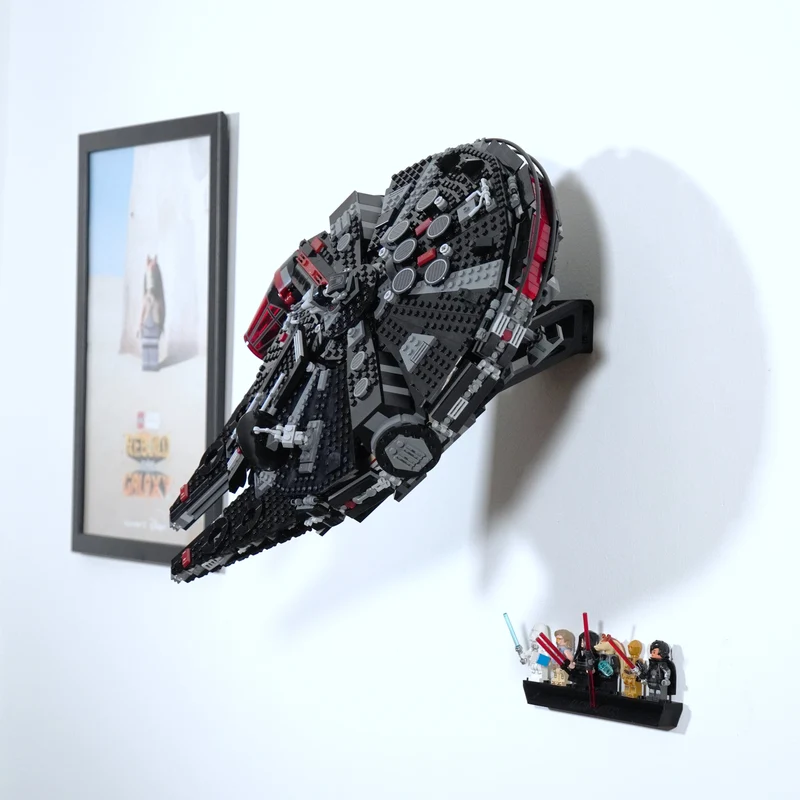 Support mural pour Star Wars Dark Falcon 75389