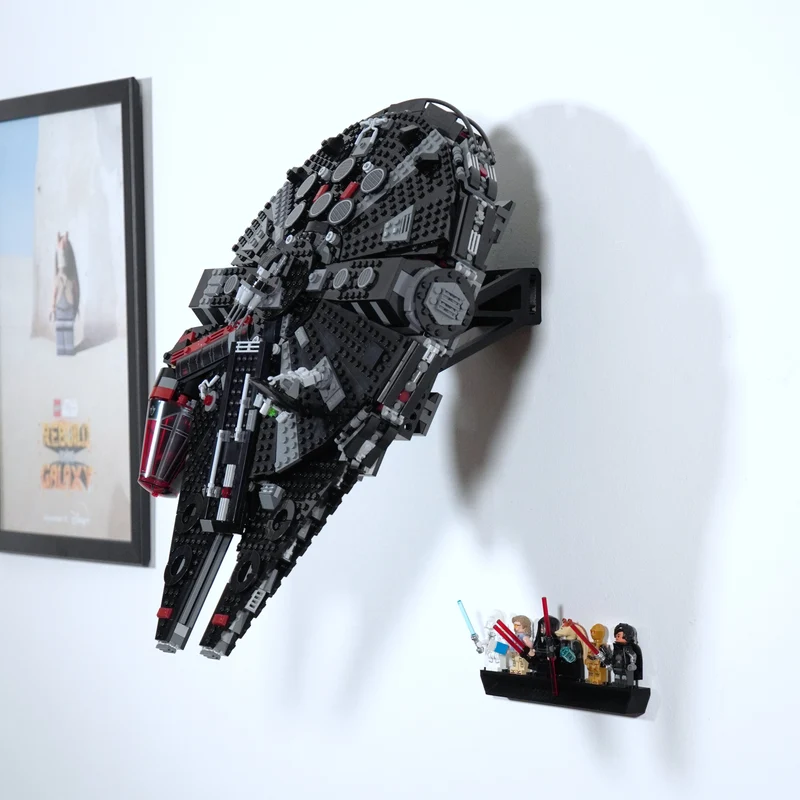 Support mural pour Star Wars Dark Falcon 75389