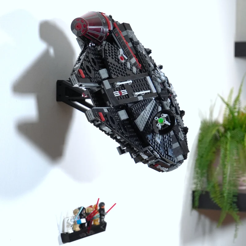 Support mural pour Star Wars Dark Falcon 75389