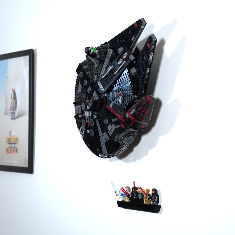Support mural pour Star Wars Dark Falcon 75389