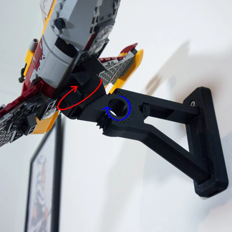 Support mural pour le Starfighter de Shin Hati 75364