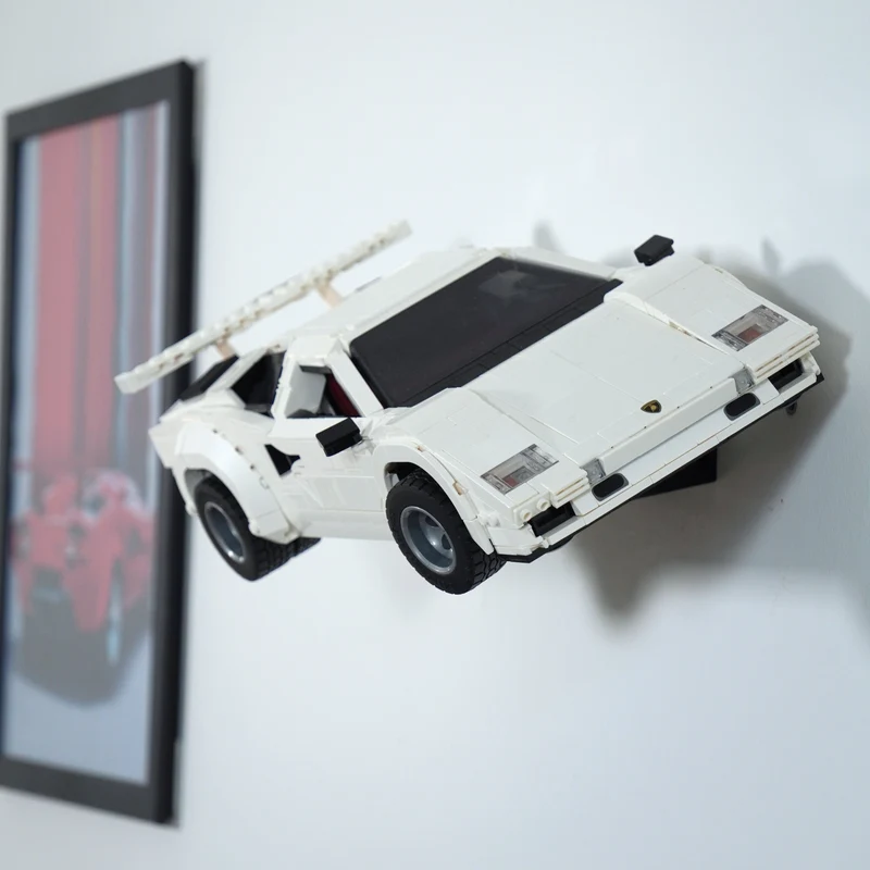 Support mural pour kit de construction Lamborghini Countach 5000