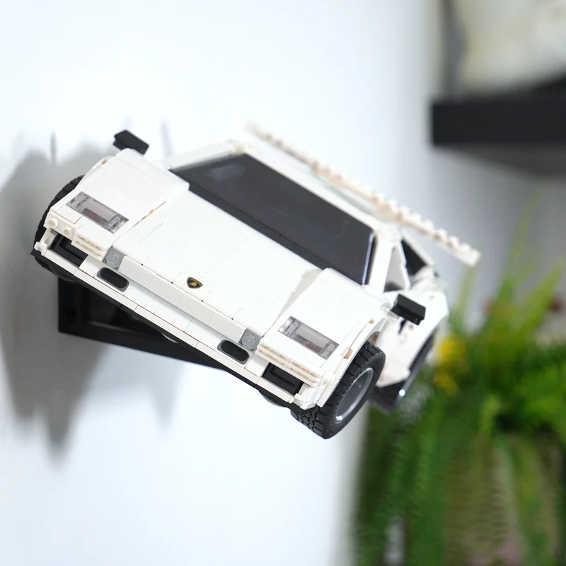 Support mural pour kit de construction Lamborghini Countach 5000