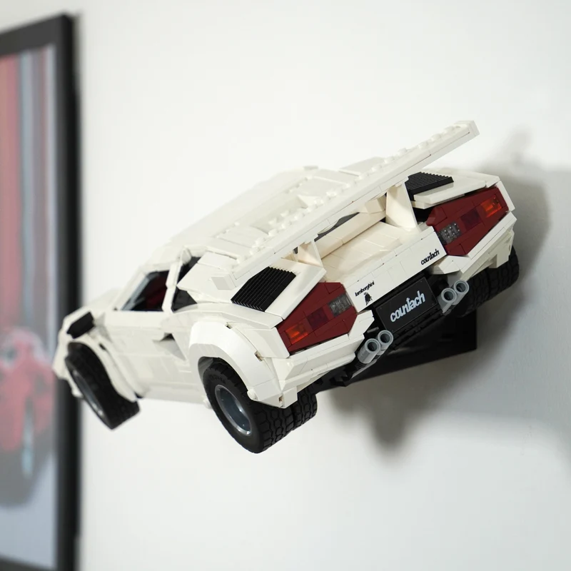 Support mural pour kit de construction Lamborghini Countach 5000