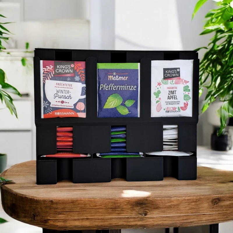 Organisateur et distributeur de thé moderne pour la cuisine