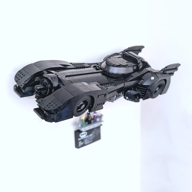 Support mural pour la Batmobile Classic 76139 de 1989