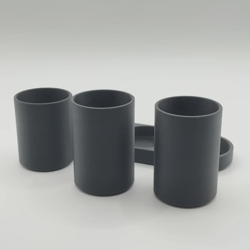 Ensemble porte-brosses à dents moderne avec trois récipients