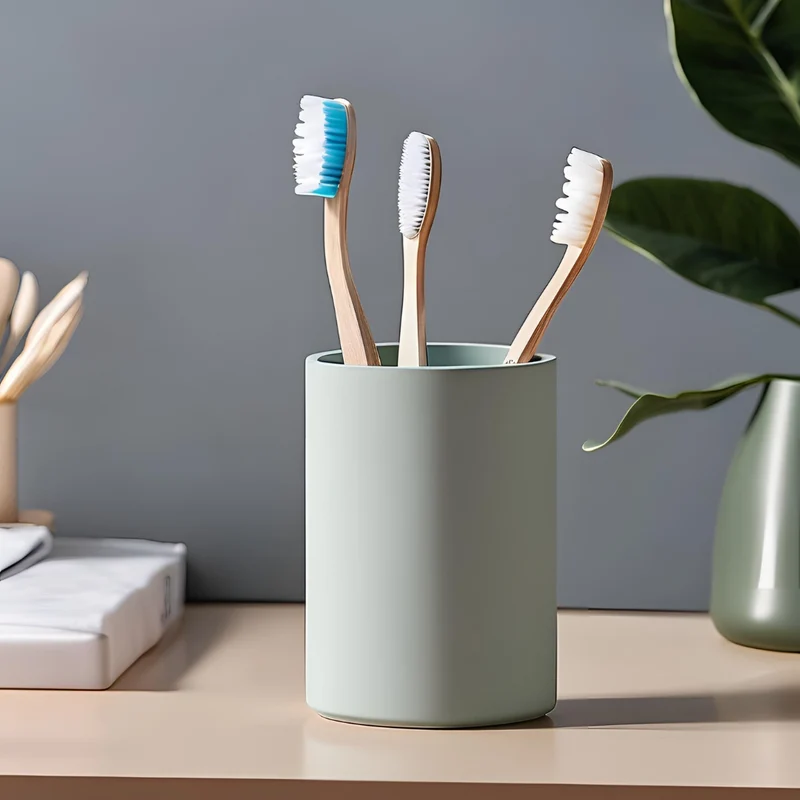 Porte-brosses à dents moderne pour brosses à dents et dentifrice