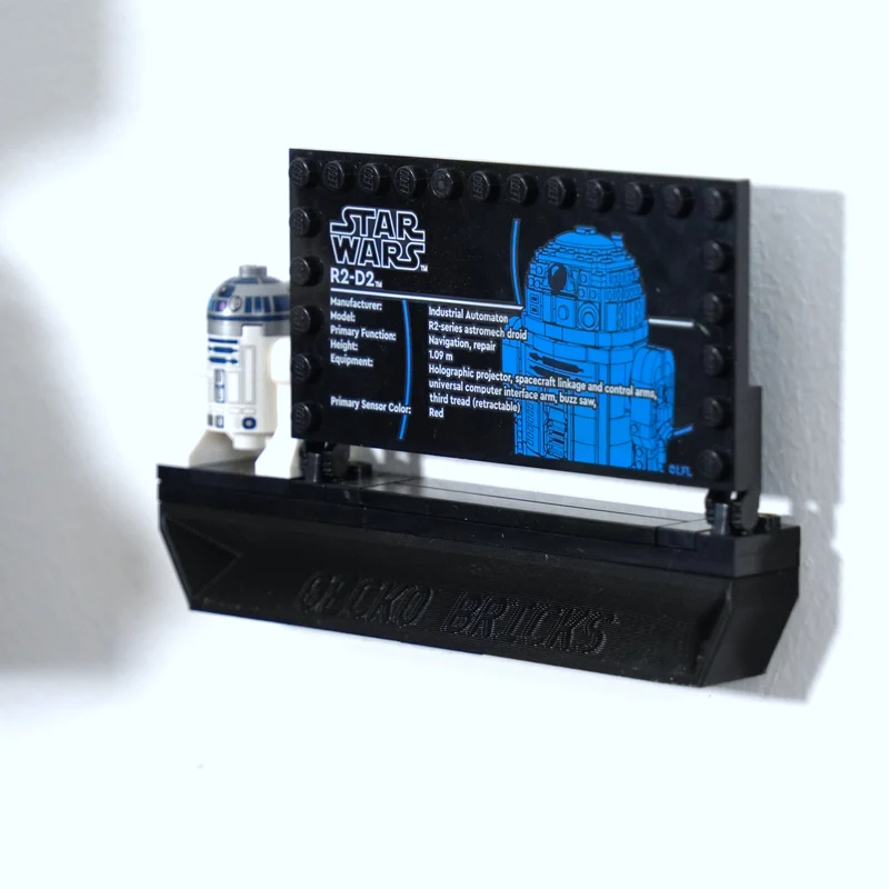 Support mural pour Star Wars R2-D2 75379