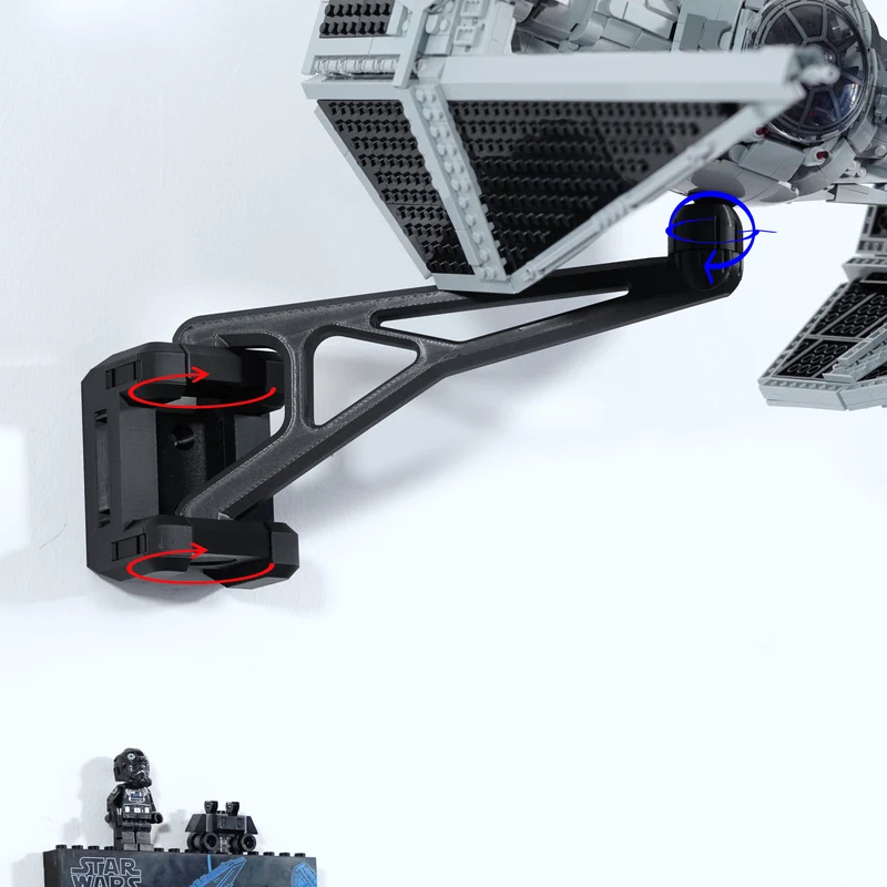 Support mural réglable pour Intercepteur Tie UCS