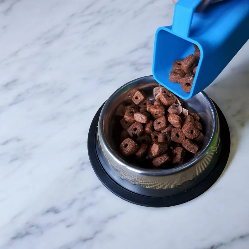 Gamelle courbée moderne pour chiens et chats