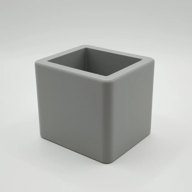 Pot à crayons cubique minimaliste pour bureau
