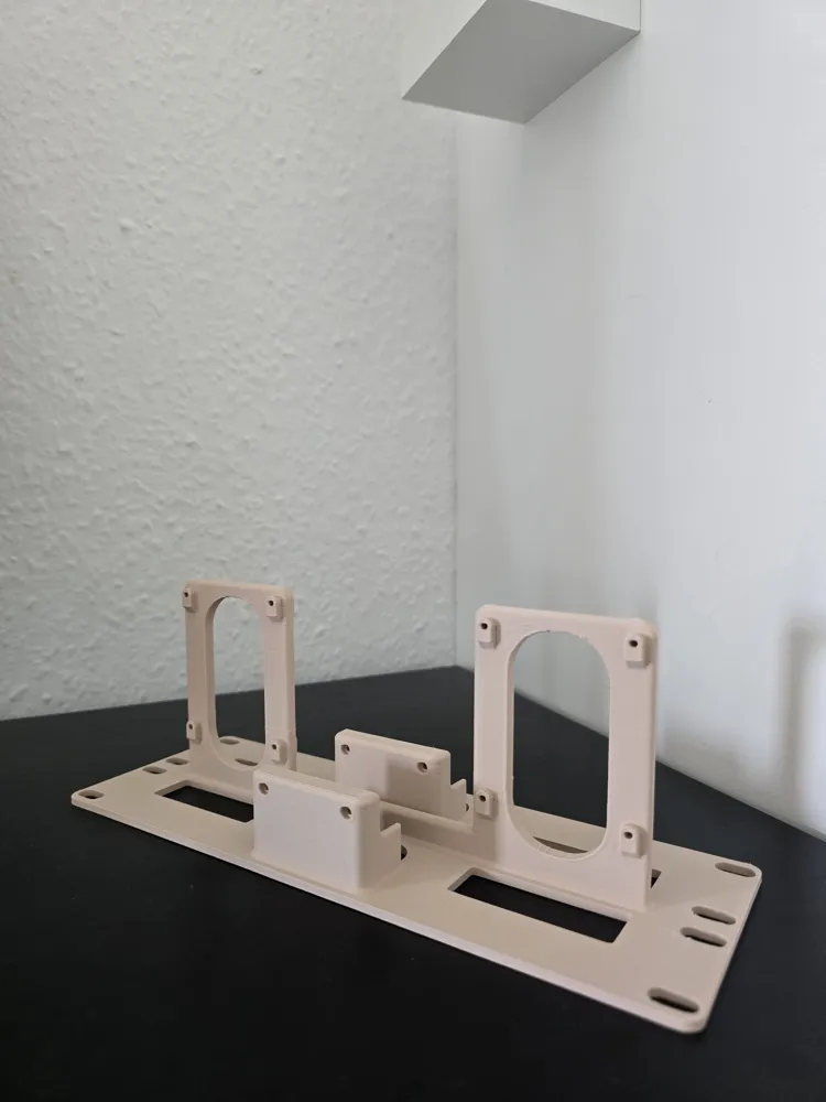 Support montage en rack 10" 2U pour Raspberry Pi 5 et JetKvm