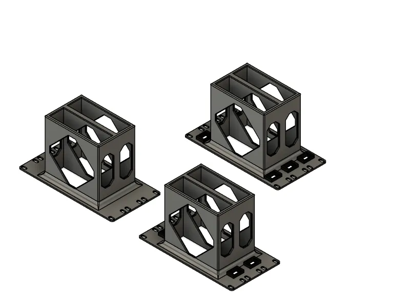 Support de montage en rack 3U 10" pour 2x Sonos Port