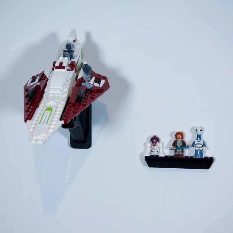 Support mural pour le Starfighter Obi-Wan de Star Wars 75333