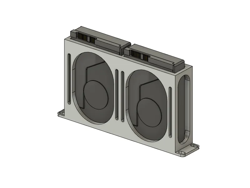 Support de rack de 10 pouces pour 2x HDD 3,5 pouces