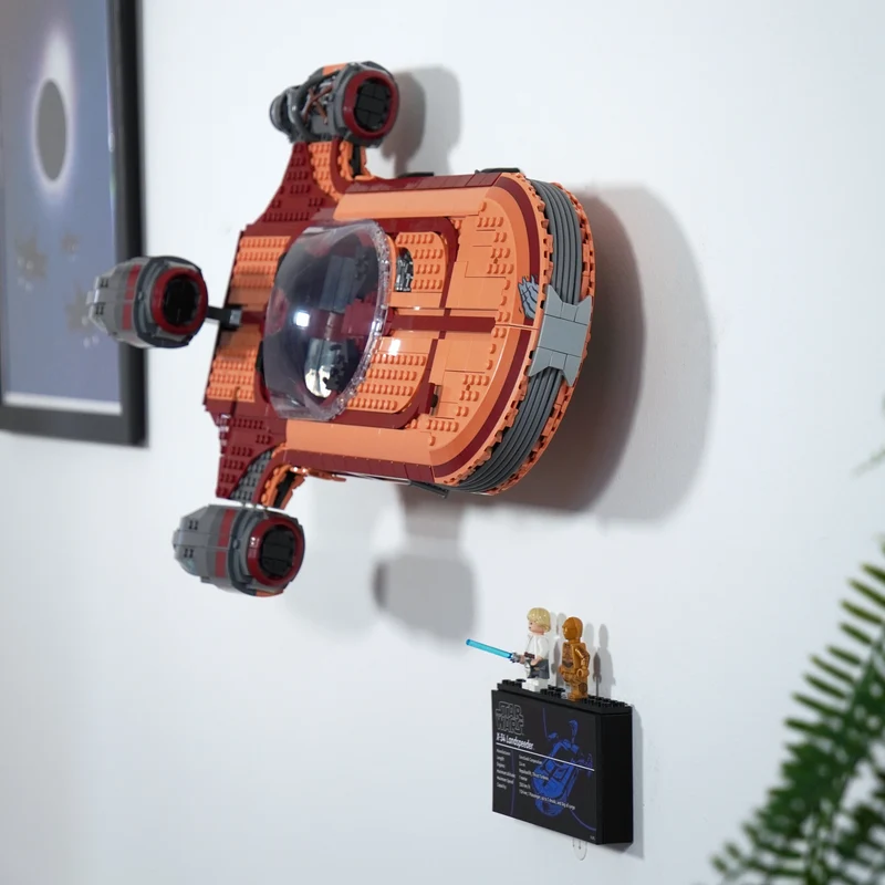 Support mural pour Star Wars Landspeeder 75341