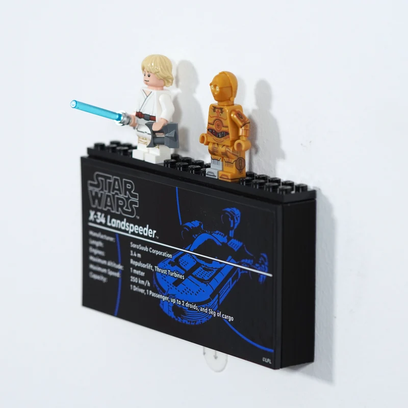 Support mural pour Star Wars Landspeeder 75341