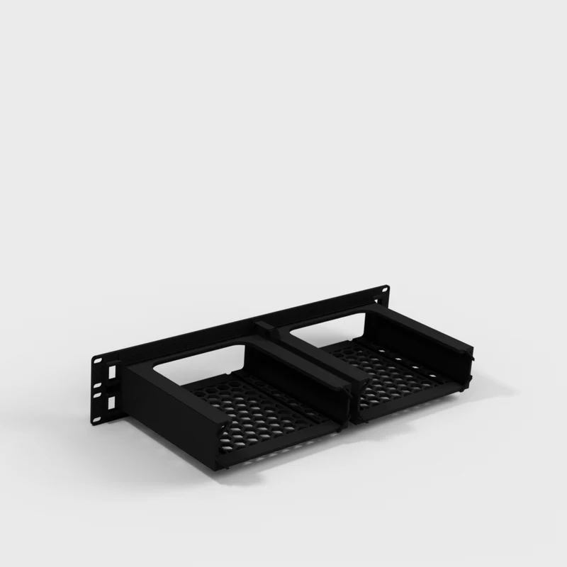 Rack mural 19" 2U pour Minisforum MS-01