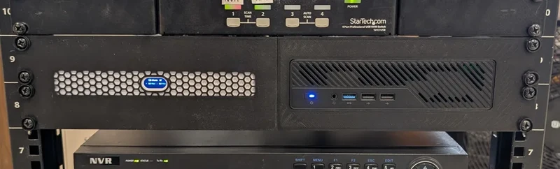 Rack mural 19" 2U pour Minisforum MS-01