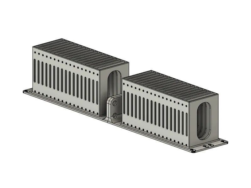 Montage en rack 2U de 19 pouces pour 34 SSD