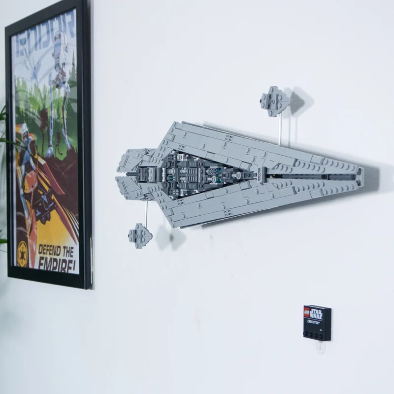 Support mural pour Star Wars Executor 75356