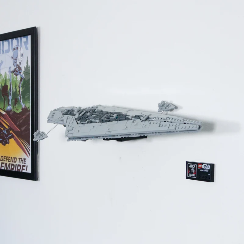 Support mural pour Star Wars Executor 75356