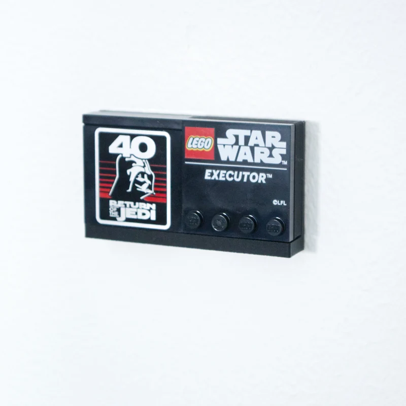 Support mural pour Star Wars Executor 75356